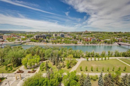 1401-837 2 Avenue Sw, Calgary, AB - Outdoor With Body Of Water With View