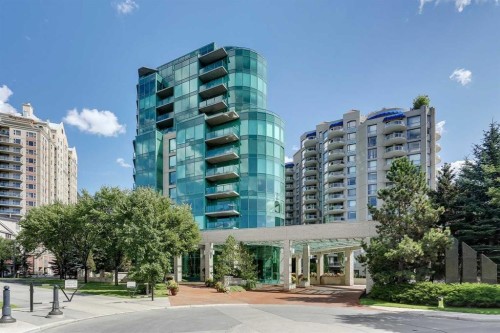 1401-837 2 Avenue Sw, Calgary, AB - Outdoor With Facade