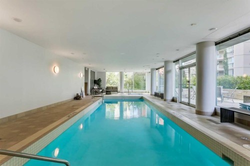 1401-837 2 Avenue Sw, Calgary, AB - Indoor Photo Showing Other Room With In Ground Pool