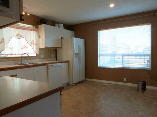 34 Martinridge Road Ne, Calgary, AB - Indoor Photo Showing Kitchen With Double Sink