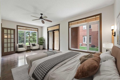 2108-24 Hemlock Crescent Sw, Calgary, AB - Indoor Photo Showing Bedroom