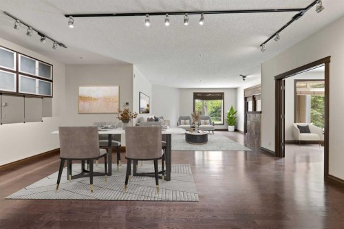 2108-24 Hemlock Crescent Sw, Calgary, AB - Indoor Photo Showing Dining Room