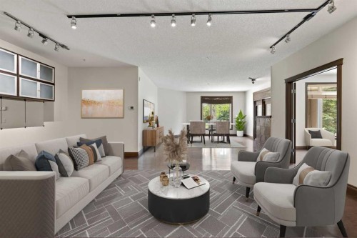 2108-24 Hemlock Crescent Sw, Calgary, AB - Indoor Photo Showing Living Room