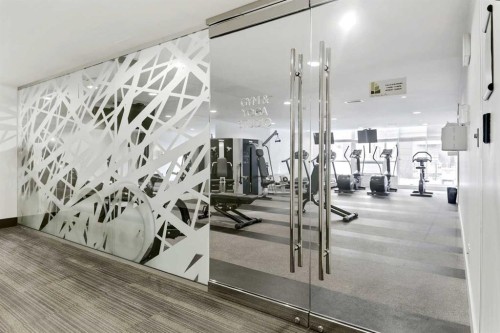 905-626 14 Avenue Sw, Calgary, AB - Indoor Photo Showing Gym Room