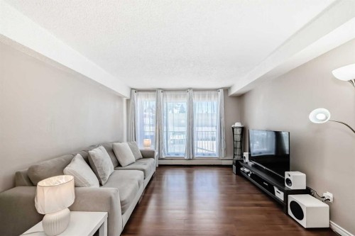 203-1113 37 Street Sw, Calgary, AB - Indoor Photo Showing Living Room