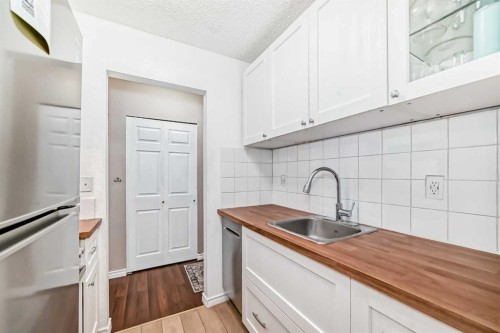 203-1113 37 Street Sw, Calgary, AB - Indoor Photo Showing Kitchen