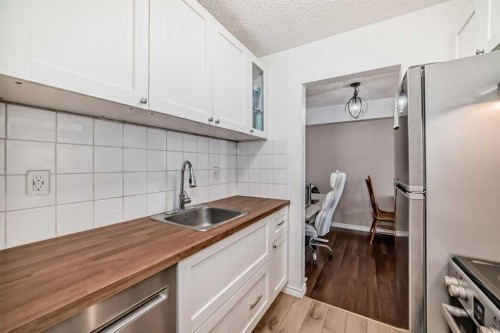 203-1113 37 Street Sw, Calgary, AB - Indoor Photo Showing Kitchen