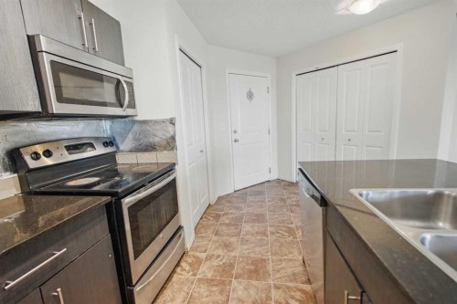409-15 Saddlestone Way Ne, Calgary, AB - Indoor Photo Showing Kitchen