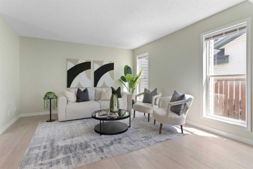 186 Harvest Rose Circle Ne, Calgary, AB - Indoor Photo Showing Living Room