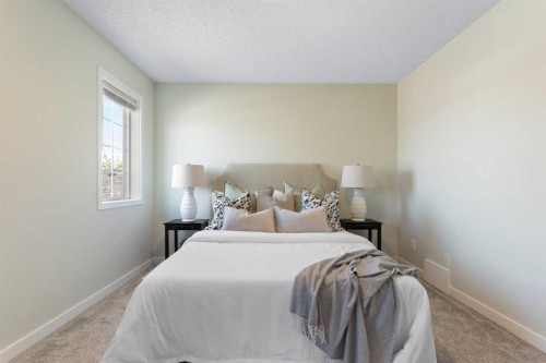 186 Harvest Rose Circle Ne, Calgary, AB - Indoor Photo Showing Bedroom