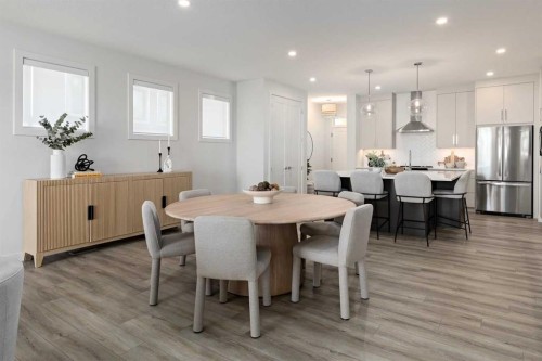 111 Sage Meadows View Nw, Calgary, AB - Indoor Photo Showing Dining Room
