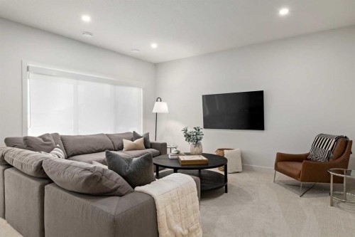 111 Sage Meadows View Nw, Calgary, AB - Indoor Photo Showing Living Room