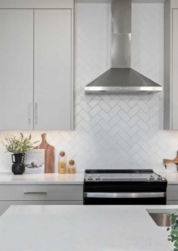 111 Sage Meadows View Nw, Calgary, AB - Indoor Photo Showing Kitchen With Upgraded Kitchen