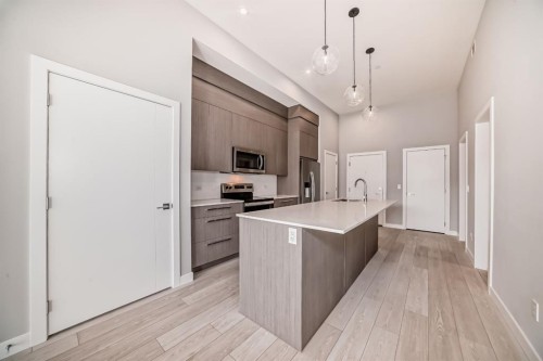 2124-60 Skyview Ranch Road Ne, Calgary, AB - Indoor Photo Showing Kitchen With Upgraded Kitchen