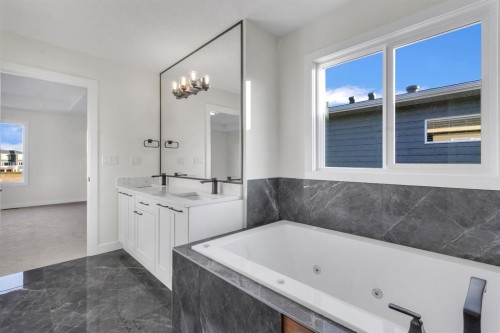 14 Ranchers Meadows, Okotoks, AB - Indoor Photo Showing Bathroom