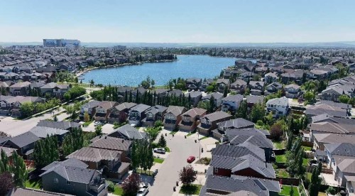 77 Auburn Glen Common Se, Calgary, AB - Outdoor With Body Of Water With View