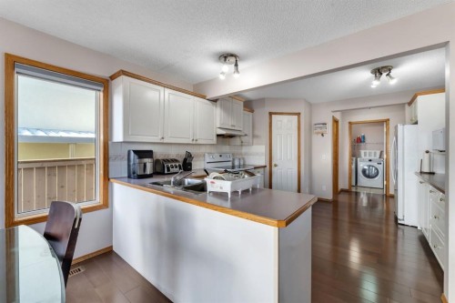 717 Coral Springs Boulevard Ne, Calgary, AB - Indoor Photo Showing Kitchen With Double Sink