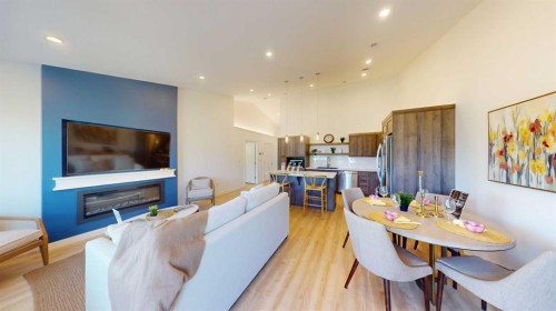 731 7 Avenue West, Cardston, AB - Indoor With Fireplace