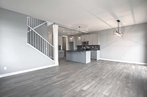 47 Agate Road, Cochrane, AB - Indoor Photo Showing Kitchen