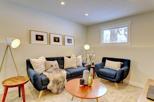 272 Acadia Drive Se, Calgary, AB - Indoor Photo Showing Living Room