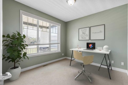 86 Springborough Green Sw, Calgary, AB - Indoor Photo Showing Office