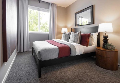 183 Sawgrass Gate Nw, Airdrie, AB - Indoor Photo Showing Bedroom
