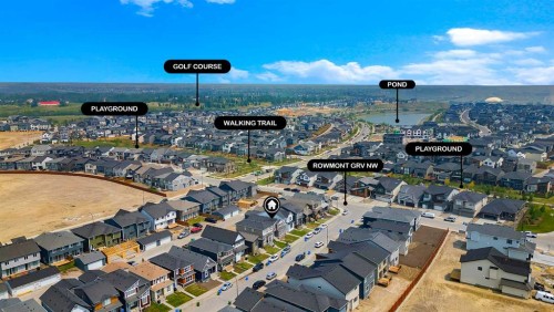 32 Rowmont Common Nw, Calgary, AB - Outdoor With View