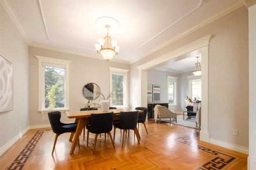 57 Slopes Point Sw, Calgary, AB - Indoor Photo Showing Dining Room