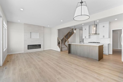 4067 Sawgrass Street Nw, Airdrie, AB - Indoor Photo Showing Kitchen