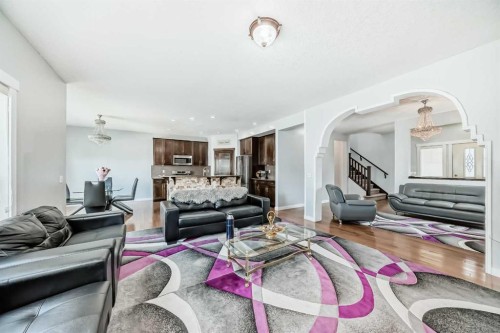 104 Panamount Terrace Nw, Calgary, AB - Indoor Photo Showing Living Room