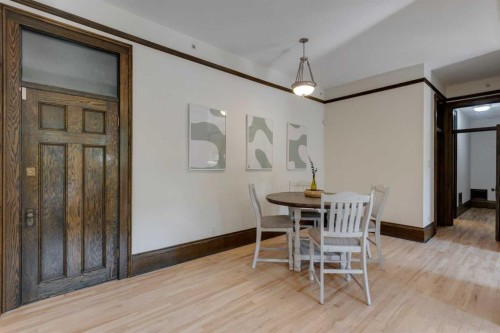 1-804 18 Avenue Sw, Calgary, AB - Indoor Photo Showing Dining Room