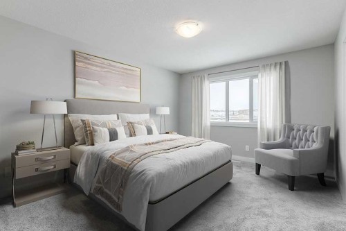 1157 Iron Ridge Avenue, Crossfield, AB - Indoor Photo Showing Bedroom
