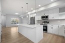408-20295 Seton Way Se, Calgary, AB  - Indoor Photo Showing Kitchen With Upgraded Kitchen 