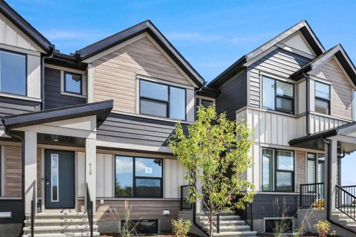 922 Wolf Willow Boulevard Se, Calgary, AB - Outdoor With Deck Patio Veranda With Facade