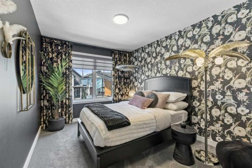166 Setonstone Green Se, Calgary, AB - Indoor Photo Showing Bedroom