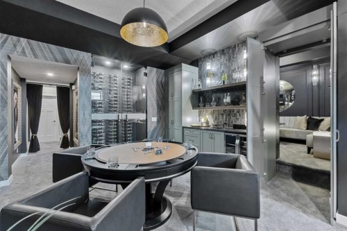 166 Setonstone Green Se, Calgary, AB - Indoor Photo Showing Dining Room