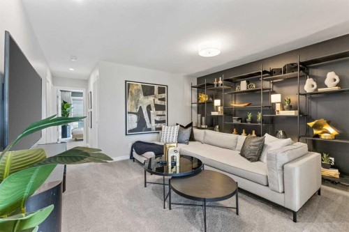 412 Legacy Circle Se, Calgary, AB - Indoor Photo Showing Living Room
