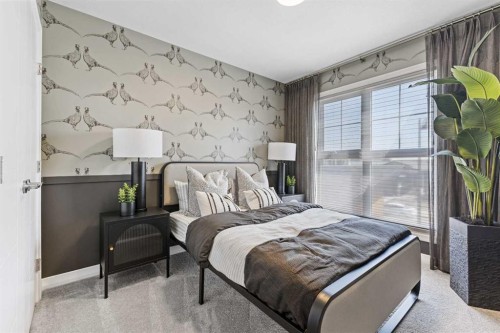 412 Legacy Circle Se, Calgary, AB - Indoor Photo Showing Bedroom