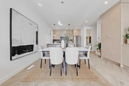3-1524 29 Avenue Sw, Calgary, AB - Indoor Photo Showing Dining Room