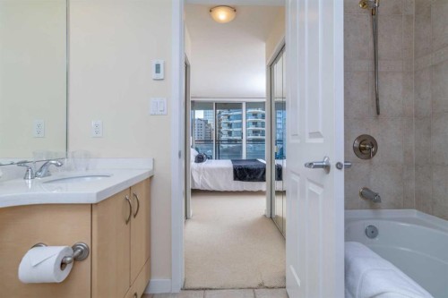 404-1108 6 Avenue Sw, Calgary, AB - Indoor Photo Showing Bathroom