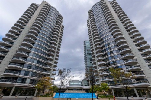 1403-1088 6 Avenue Sw, Calgary, AB - Outdoor With Balcony With Facade