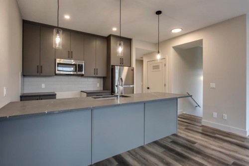 259 Royal Elm Road Nw, Calgary, AB - Indoor Photo Showing Kitchen With Upgraded Kitchen