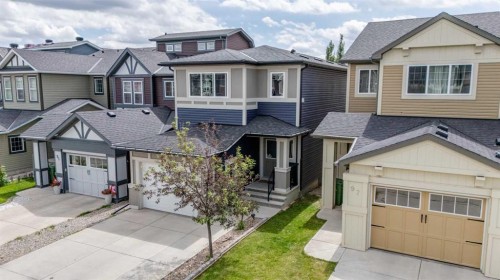 95 Evansborough Common Nw, Calgary, AB - Outdoor With Facade