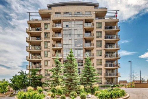 507-10 Shawnee Hill Sw, Calgary, AB - Outdoor With Balcony With Facade