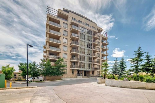 507-10 Shawnee Hill Sw, Calgary, AB - Outdoor With Balcony With Facade