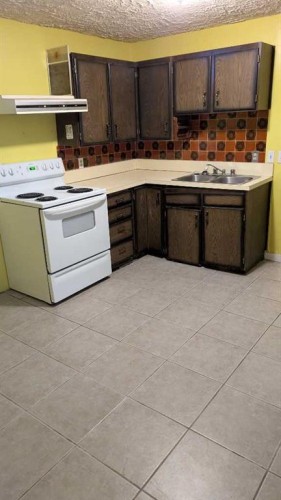2326 19 Street Sw, Calgary, AB - Indoor Photo Showing Kitchen With Double Sink