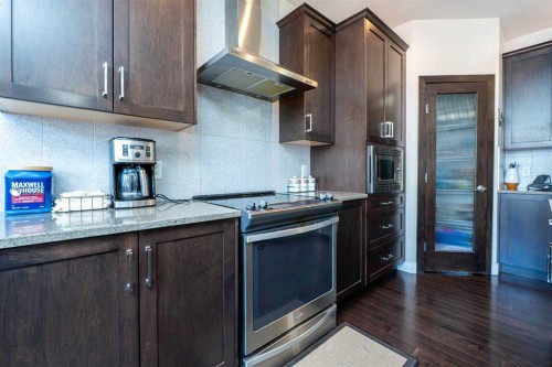 118 Saddlelake Way Ne, Calgary, AB - Indoor Photo Showing Kitchen With Upgraded Kitchen