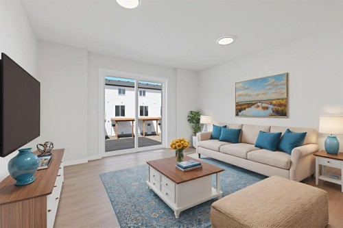 12 Park Lane, Didsbury, AB - Indoor Photo Showing Living Room