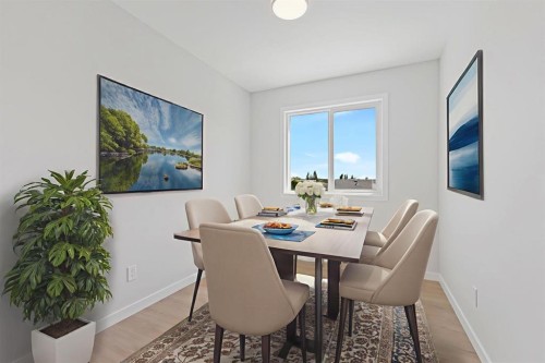 11 Park Lane, Didsbury, AB - Indoor Photo Showing Dining Room