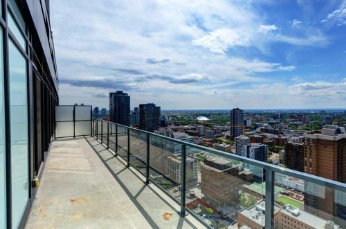 3101-1010 6 Street Sw, Calgary, AB - Outdoor With Balcony With View